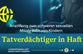 Landeskriminalamt Baden-W&uuml;rttemberg: LKA-BW: Live Distance Child Abuse: Tatverd&auml;chtiger wegen Verdachts der Anstiftung zum schweren sexuellen Missbrauch von Kindern in Untersuchungshaft