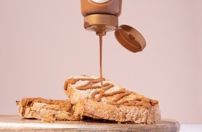 Allos Hof-Manufaktur: Presseinfo: Whole Earth launcht  in praktischer Dosierflasche Bio-Peanut Butter „Super Creamy”