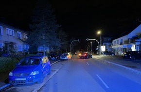 Polizei Rheinisch-Bergischer Kreis: POL-RBK: Bergisch Gladbach - Verkehrsunfall unter Alkoholeinfluss - fünf Pkw beschädigt