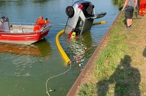 Polizei Steinfurt: POL-ST: Duisburg/Recke: Audi-Fahrer fährt in Mittellandkanal - Nachtrag