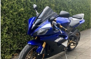 Kreispolizeibehörde Rhein-Kreis Neuss: POL-NE: Yamaha Motorrad gestohlen - Polizei sucht Zeugen (Fotos im Anhang)