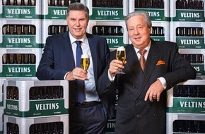 Brauerei C. & A. VELTINS GmbH & Co. KG: Verbraucher belohnen Impuls für genussvolle Lebensfreude / Mit Ausstoßzuwachs von 5,1% entzieht sich Brauerei C. & A. Veltins dem Abwärtssog der Brauwirtschaft