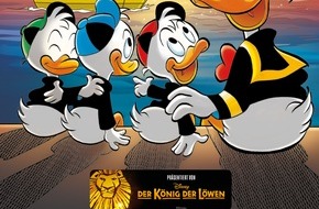 Egmont Ehapa Media GmbH: Zwei Legenden, ein Abenteuer: Der K&ouml;nig der L&ouml;wen trifft das Lustige Taschenbuch