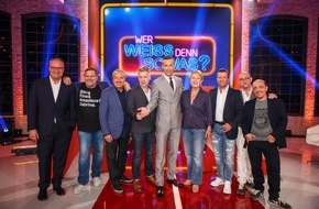 ARD Das Erste: Das Erste: "Wer weiß denn sowas XXL"
Das schlaue Wissensspiel mit Kai Pflaume am Samstag, 1. Juli 2017, um 20:15 Uhr im Ersten