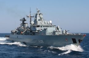 Presse- und Informationszentrum Marine: Fregatte "Brandenburg" läuft zu Atalanta aus - Deutschland stellt das Flaggschiff und übernimmt die Führung am Horn von Afrika