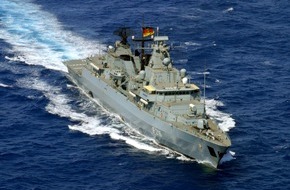 Presse- und Informationszentrum Marine: Marine - Pressemeldung/Pressetermin: Anti-Piraterie-Einsatz beendet: Fregatte "Schleswig-Holstein" kehrt vom Horn von Afrika zurück (mit Bild)