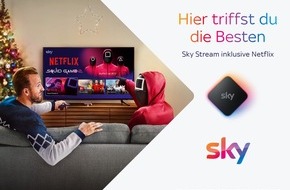Sky Deutschland: Sky Deutschland gewinnt Harry Kane als Sky Stream Markenbotschafter und setzt exklusive Marketing-Kampagne mit Netflix zum Launch von Squid Game S2 um