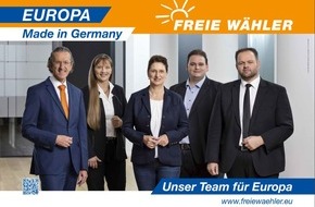 FREIE WÄHLER Bundesvereinigung: Reminder: Einladung in die Bundespressekonferenz: Vorstellung der Europawahlkampagne der FREIEN WÄHLER am 18.03.24, 11 Uhr