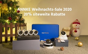 ANNKE Innovation Co., Ltd.: ANNKE feiert Weihnachten 2020 mit 20% Rabatt auf Top-Line Smarte Sicherheitslösungen