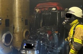 Polizeidirektion Landau: POL-PDLD: Maikammer - Traktorbrand