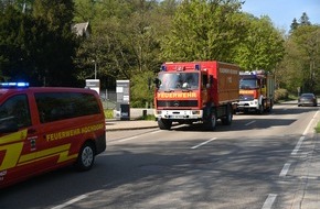 Feuerwehren im Landkreis Esslingen: FW LK Esslingen: Gro&szlig; angelegte &Uuml;bung des Gemeindeverwaltungsverband Reichenbach an der Fils im Gewerbegebiet Leintel.