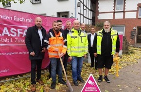 Deutsche Telekom AG: Telekom startet Glasfaserausbau in Extertal Süd (Oberes Extertal)