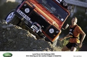 Jaguar Land Rover Deutschland GmbH - Presse Land Rover: Land Rover G4 Challenge 2003