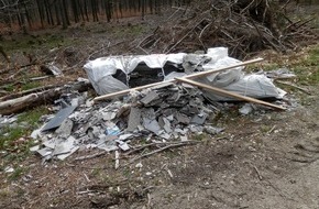 Polizeipräsidium Trier: POL-PPTR: Illegale Müllablagerung in Allenbach