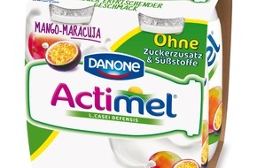 Danone DACH: Das neue Actimel Ohne Zuckerzusatz & Süßstoffe: Damit jeder neue Tag frisch und unbeschwert beginnt (BILD)