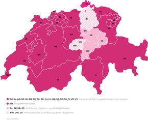 JA zur Brustkrebsfrüherkennung: Kanton Schwyz arbeitet ein Brustkrebsvorsorgeprogramm aus