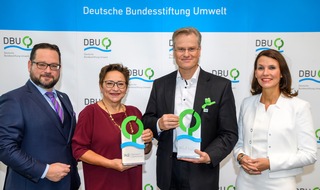 Deutsche Bundesstiftung Umwelt (DBU): DBU würdigt Schrittmacher im Umweltschutz, die Zukunftslösungen liefern / Deutscher Umweltpreis heute verliehen an Bodenwissenschaftlerin Kögel-Knabner und Unternehmer Schneider