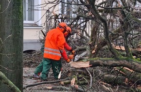 Feuerwehr Recklinghausen: FW-RE: Einsatzinformationen zum Sturmtief "Ylenia" (Stand: 17.02.2022, 13.00 Uhr