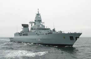 Presse- und Informationszentrum Marine: Fregatte "Sachsen" kehrt von der SNMG2 zurück (FOTO)
