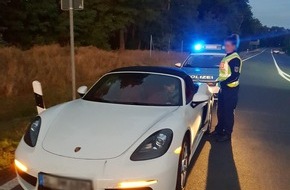 Bundespolizeidirektion Berlin: BPOLD-B: Gestohlenen Porsche gestoppt