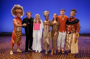 Stage Entertainment GmbH: Pressemitteilung: Familie Carpendale feiert den „Circle of Life“ bei Disneys DER KÖNIG DER LÖWEN