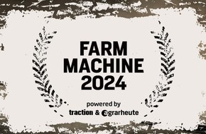 dlv Deutscher Landwirtschaftsverlag GmbH: Farm Machine 2024: Fachjournalisten küren 12 Champions und einen Publikumsliebling