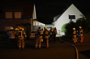 Feuerwehr Pulheim: FW Pulheim: Geyen - Gasaustritt in Wohngebiet