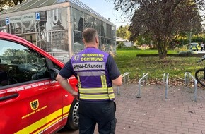 Feuerwehr Dortmund: FW-DO: Mann wird von U-Bahn an der Haltestelle Stadtgarten erfasst