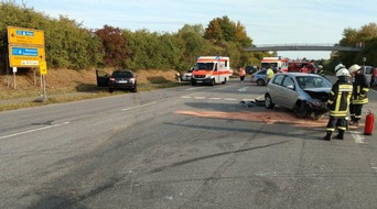 Polizeipräsidium Westpfalz: POL-PPWP: Schwerer Autounfall am Baalborner Kreuz