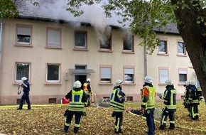 Feuerwehr Hattingen: FW-EN: Wohnungsbrand mit einer schwerverletzten Person