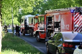 Feuerwehr Essen: FW-E: Person von Lkw erfasst