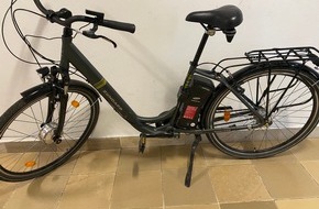 Polizeidirektion Neustadt/Weinstraße: POL-PDNW: Versuchter Einbruchsdiebstahl & Eigentümer eines E-Bikes gesucht