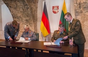 PIZ Heer: Vertiefte deutsch-litauische Zusammenarbeit besiegelt