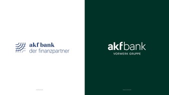 Vorwerk Gruppe: Neuer Markenauftritt der akf-Bank: Die Bank, die anders ist, ist eine Bank, die was bewegt