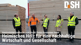 Deutsche Säge- und Holzindustrie Bundesverband e. V. (DeSH): Heimisches Holz für eine nachhaltige Wirtschaft und Gesellschaft