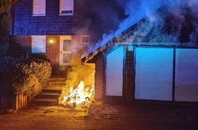Polizeiinspektion Stade: POL-STD: Serie von Bränden halten Feuerwehren und Polizei in Buxtehude in Atem - Gesamtschaden über 150.000 Euro