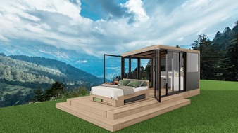 Alpenregion Bludenz Tourismus GmbH: DreamAlive Lodge. Freiluft-Schlaferlebnis im Biosphärenpark Großes Walsertal