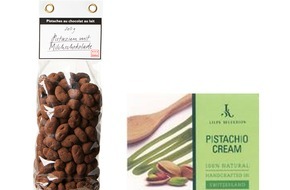 Magazine zum Globus AG: Globus richiama i pistacchi con cioccolato al latte e la crema di pistacchi