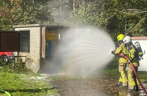 Freiwillige Feuerwehr Alpen: FW Alpen: Übung auf der Training Base Weeze