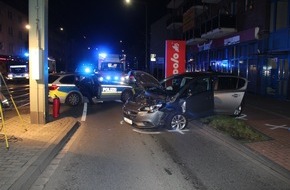 Polizei Duisburg: POL-DU: Korrektur zum Pressebericht "Kaßlerfeld-Alkohol am Steuer-drei Verletzte bei Verkehrsunfall"