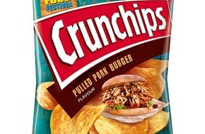 The Lorenz Bahlsen Snack-World GmbH & Co KG Germany: NEU: Crunchips Limited Edition Pulled Pork Burger