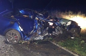 Polizeiinspektion Heidekreis: POL-HK: Soltau: Fahrradfahrer mit 1,64 Promille; Bad Fallingbostel: Vier Schwerverletzte bei Verkehrsunfall; Stellichte: Mit Pkw gegen Baum gekracht (Foto anbei)