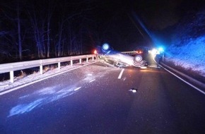 Polizeidirektion Pirmasens: POL-PDPS: Betrunkene Frau verursacht Verkehrsunfall