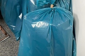 Polizei Bonn: POL-BN: Fotos: Intensive Ermittlungen von Staatsanwaltschaft und Kripo führten zur Sicherstellung von rund 50 Kilogramm Marihuana - Drei Festnahmen durch Spezialeinheiten