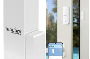 PEARL GmbH: Luminea Home Control ZigBee-Tür- & Fensteralarm XMD-106.zigbee, für Alexa, Google Assistant und Siri, App: Immer informiert, ob Fenster oder Türen geöffnet wurden
