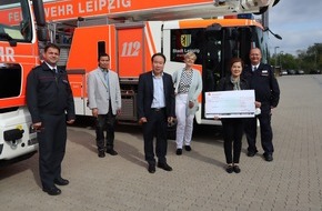 Landesfeuerwehrverband Sachsen e.V.: LFV-Sachsen: Spendenübergabe in Leipzig