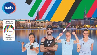 BUDNI Handels- und Service GmbH & Co. KG: PRESSEINFORMATION: budni macht sich f&uuml;r Olympische und Paralympische Spiele in Hamburg stark
