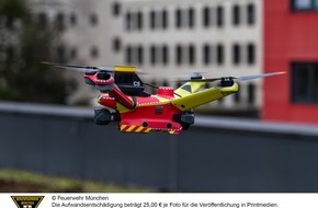 Feuerwehr M&uuml;nchen: FW-M: Erfolgreicher Einsatz der automatisierten Drohnen (M&uuml;nchen)