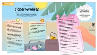 Wort & Bild Verlagsgruppe - Gesundheitsmeldungen: Gut vorbereitet in den Urlaub starten / Mit Attesten, Medikamenten und Co. ist man auf der sicheren Seite