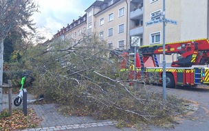 FW Konstanz: Unwetterlage fordert die Feuerwehr